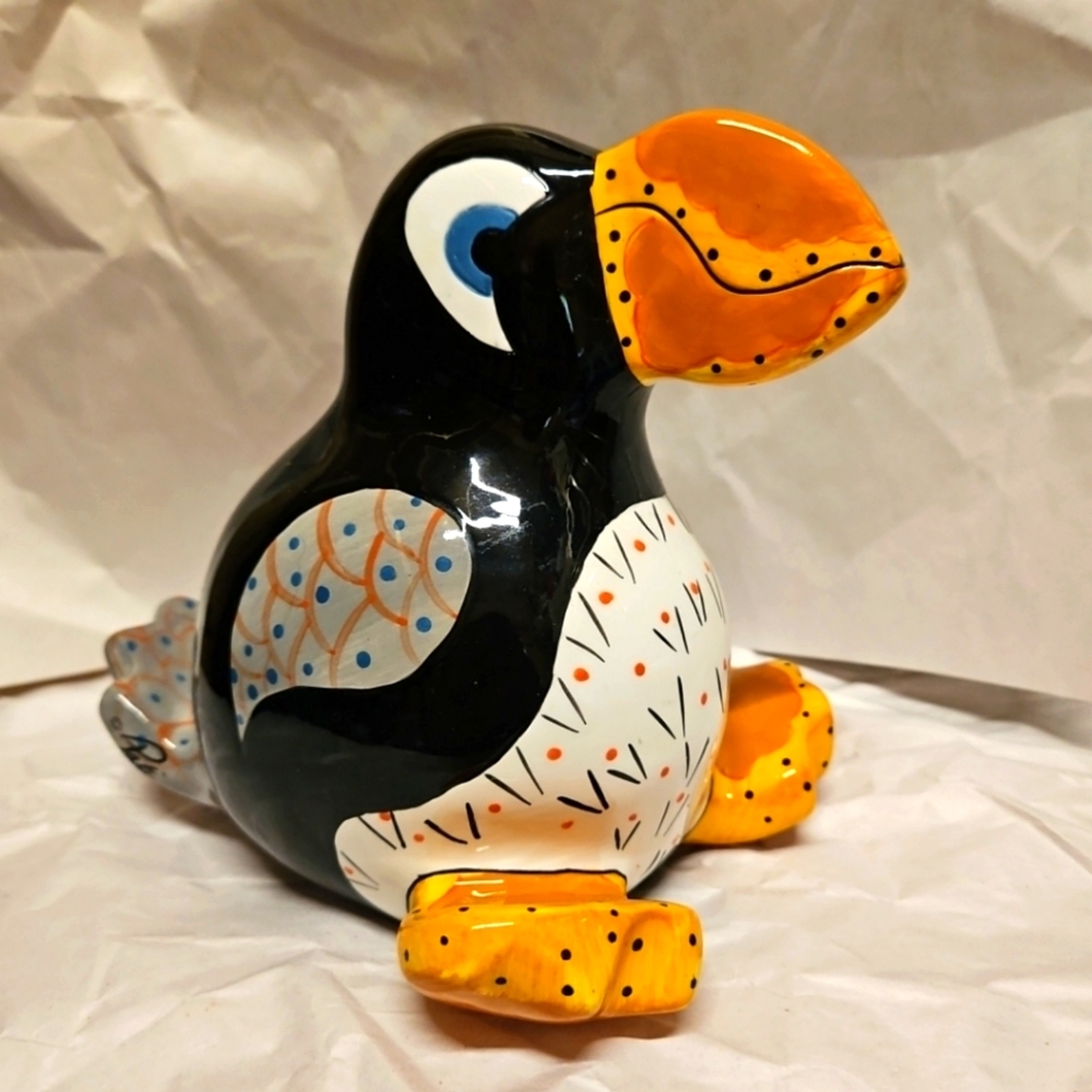 Ganz Huff'n Puffin Vintage Bank With Stopper